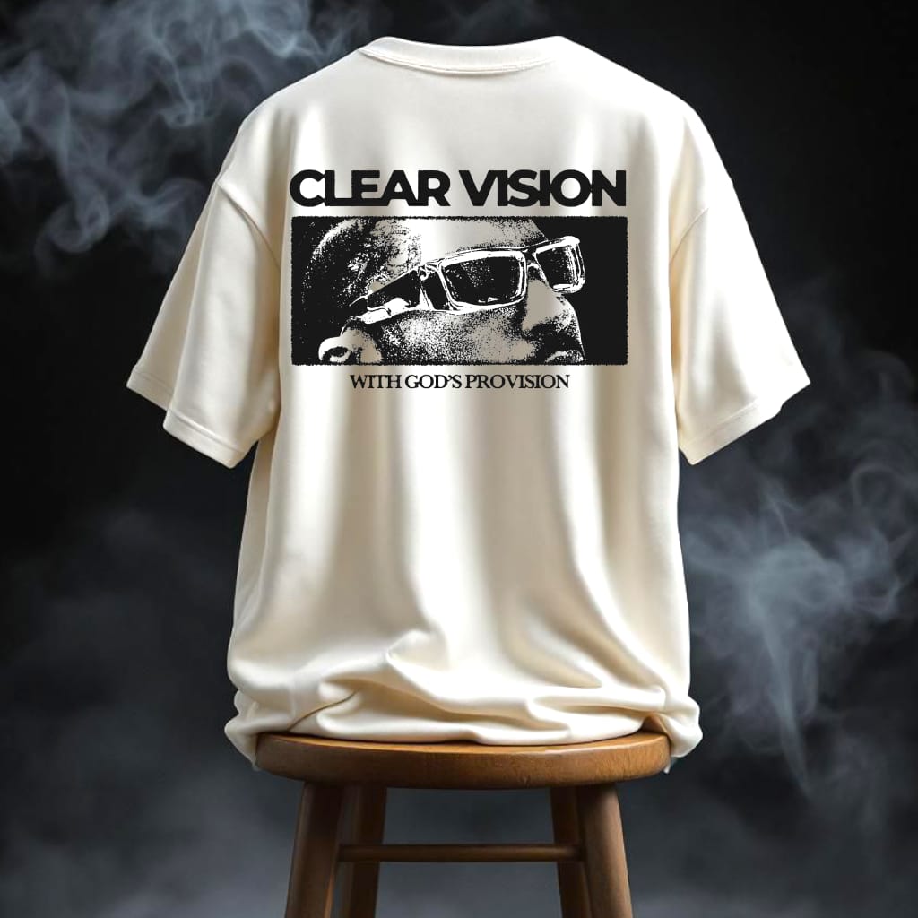 WHITE CLEAR VISION T-SHIRT